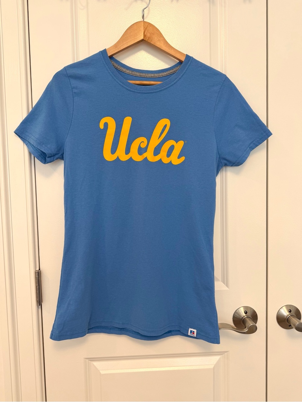 Women's UCLA Logo Tee in Blue and Yellow